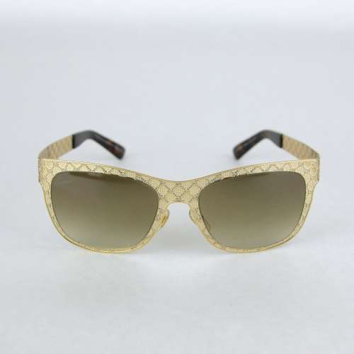 Gucci Gold Metal Diamante Mesh Sunglasses GG 4266/S J5GJD 375746 8663 Sunglasses Offers In Usa